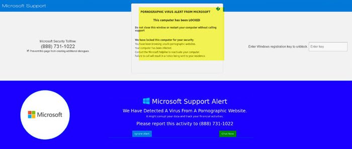 How to remove Virus Alert from Microsoft