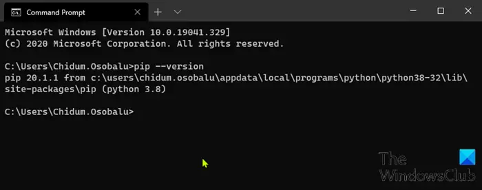 install pip windows 10 install pip windows 10