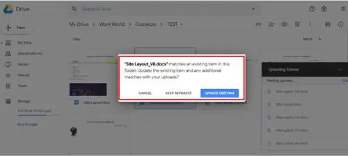 Удалите повторяющиеся файлы на Google Диске