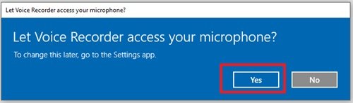 Microphone on Windows 10