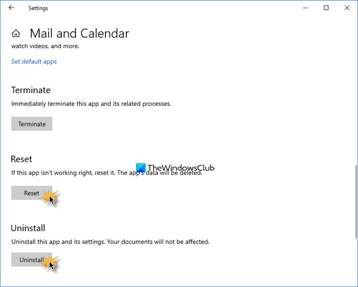 Windows 10 Mail app error 0x80048802