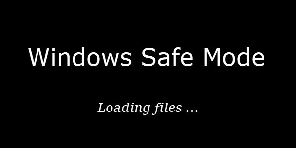 Windows Safe Mode stuck