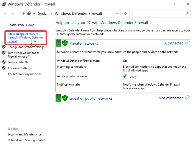 network-discovery-turned-off-not-turning-on-windows-defender-firewall
