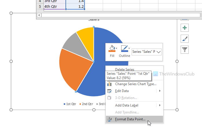 How to change default chart color in Word, Excel, PowerPoint
