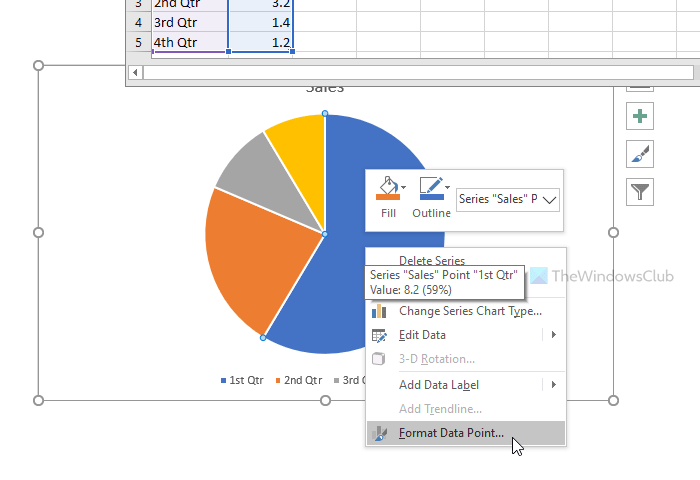 How to change default chart color in Word, Excel, PowerPoint