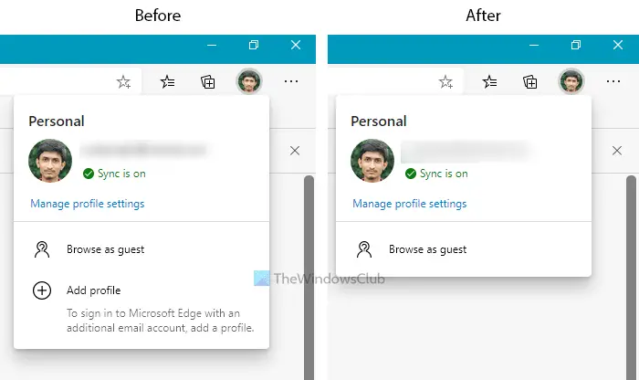 How to prevent users from adding new profile in Microsoft Edge - 38