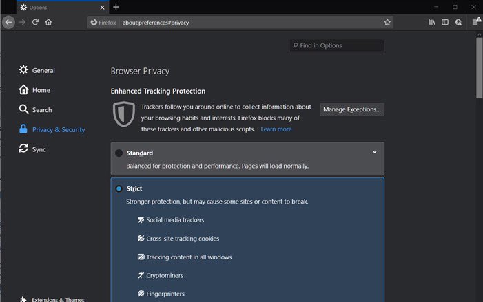 How to Block Cryptominers, Fingerprinters, and Trackers in Firefox (Without Extensions)