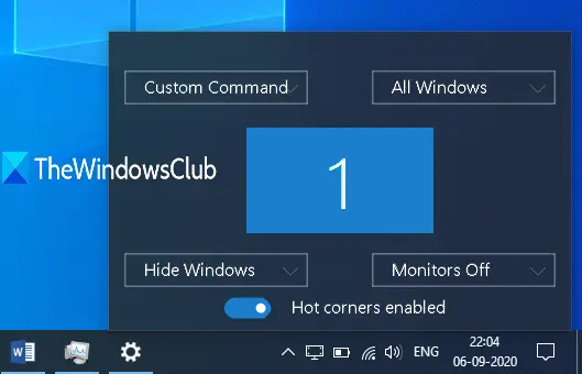 WinXCorners adds Mac-style Hot Corners to Windows 10