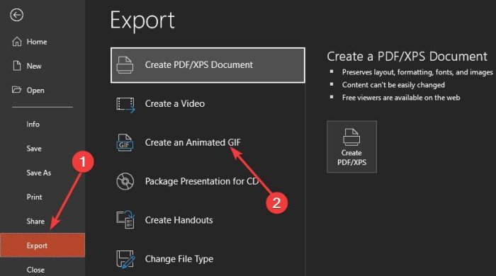 Export PowerPoint slides as animated GIF rolling out to more platforms - Neowin