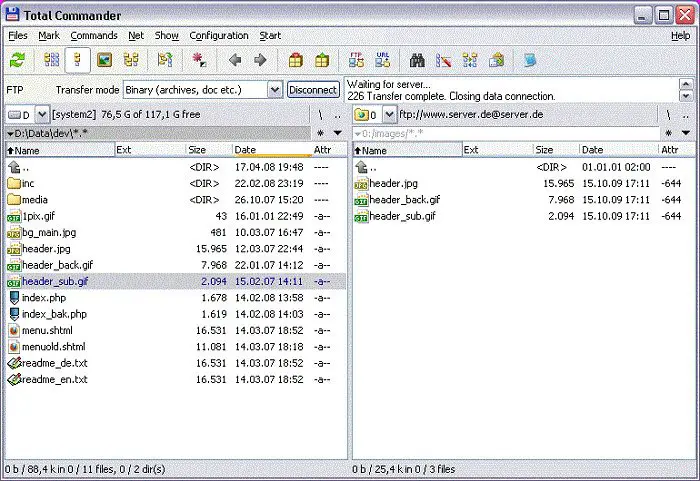 Total Commander Compare Files