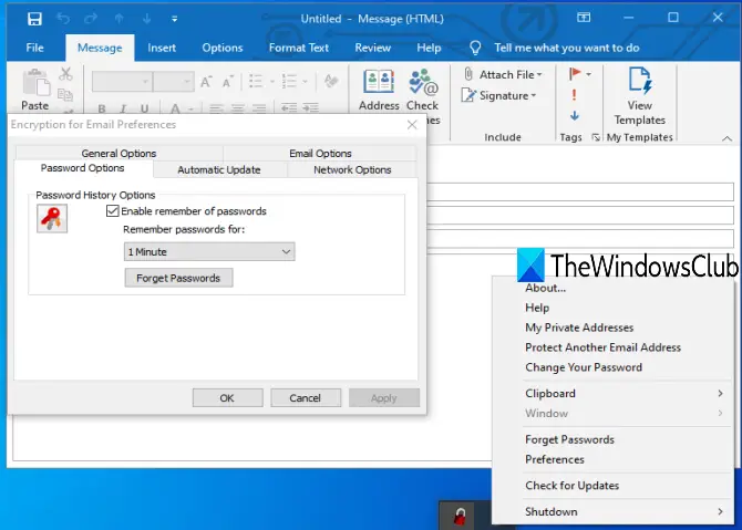 Free Email Encryption Add-ins for Outlook