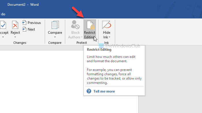 how to lock text in word