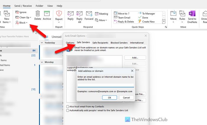 The linked image cannot be displayed in Outlook Mail