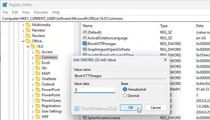 The linked image cannot be displayed in Outlook Mail