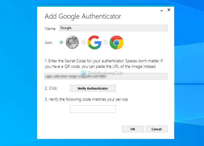 WinAuth is a Google Authenticator alternative for Windows 10