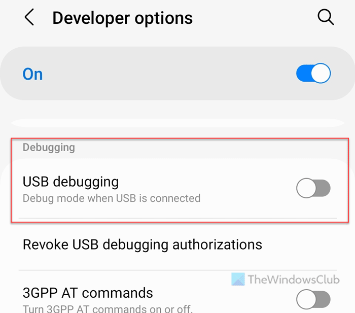 Windows 11/10 doesn't recognize Android phone