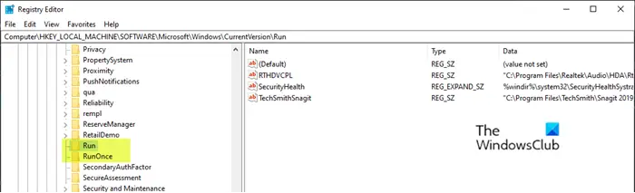 Check and manually remove malware from Registry