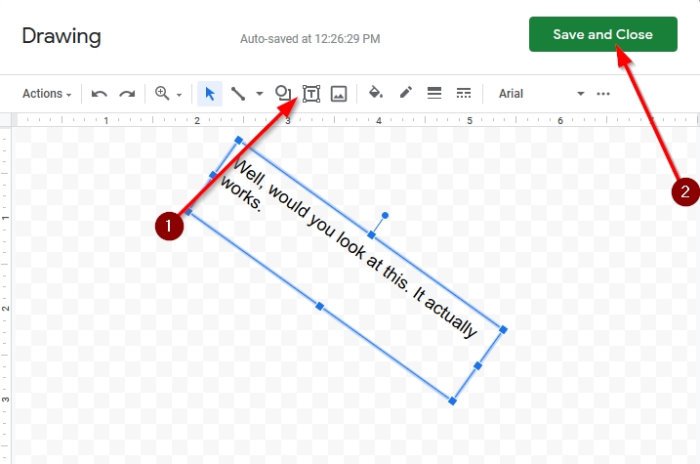 How to rotate text in Google Sheets web app