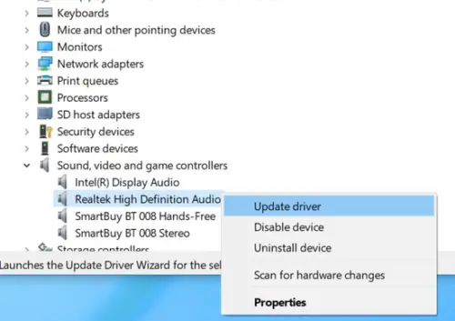 High Definition Audio Device has a driver problem