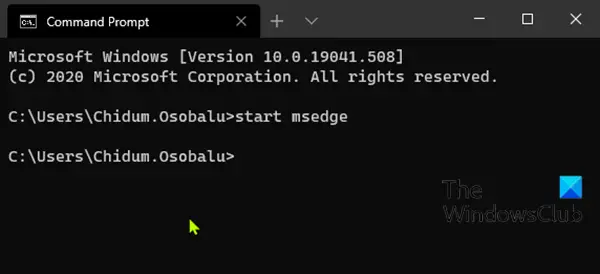 launch internet explorer from command line launch internet explorer from command line