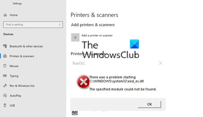 Printer Samsung Driver Error