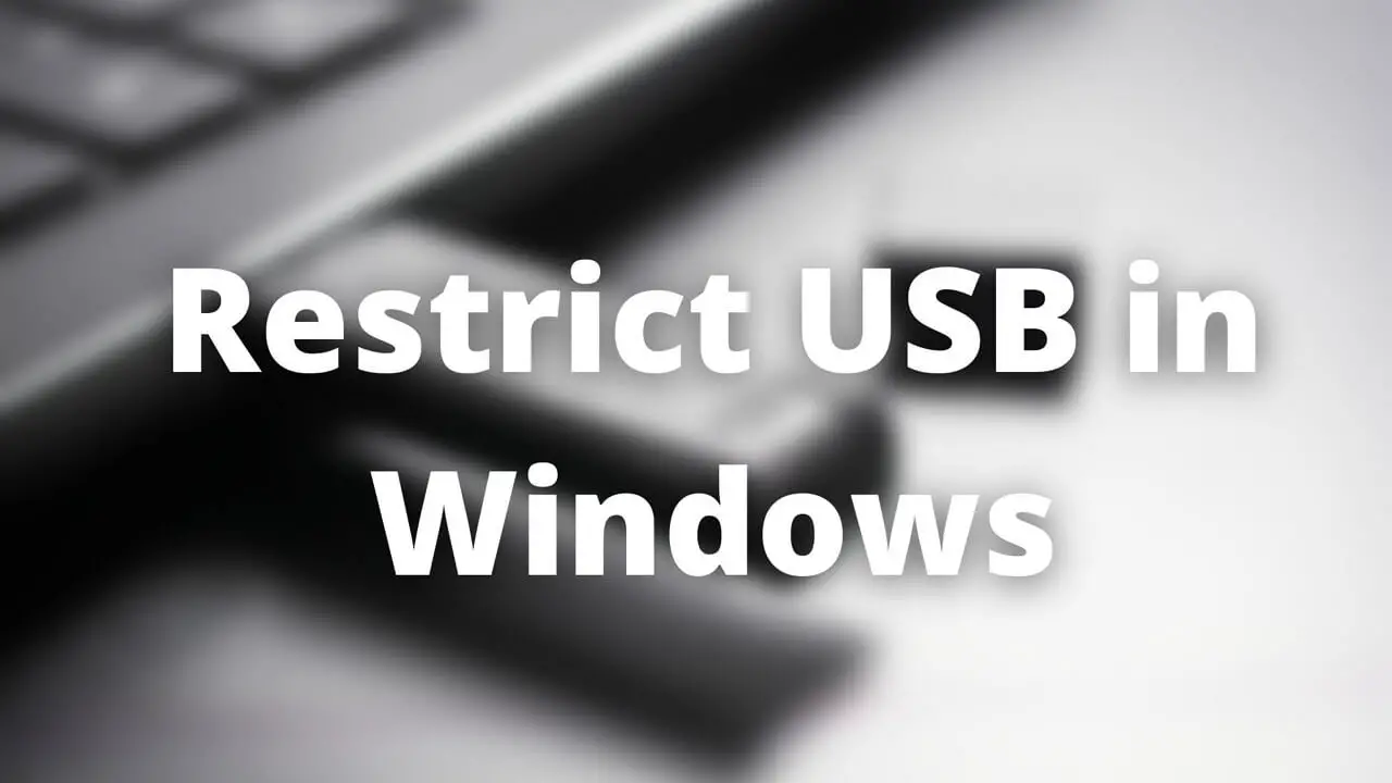How Do I Unlock a Usb Port on Windows 10? 