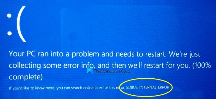 SDBUS_INTERNAL_ERROR (sdbus.sys}