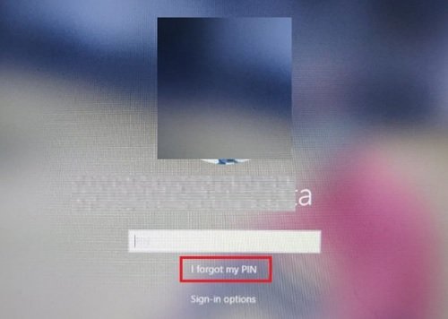 Reset or change Windows 10 PIN