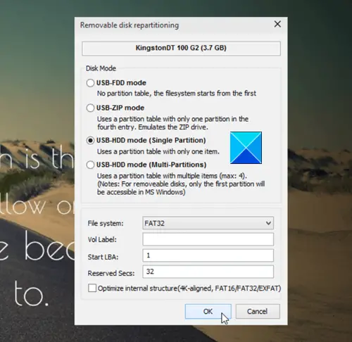 USB Drive shows the wrong size on Windows 10
