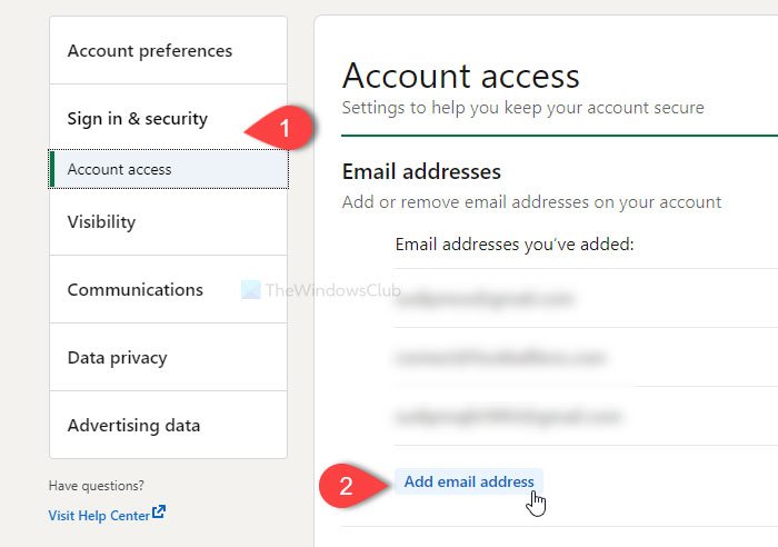 How to change email address on Facebook, Twitter, and LinkedIn