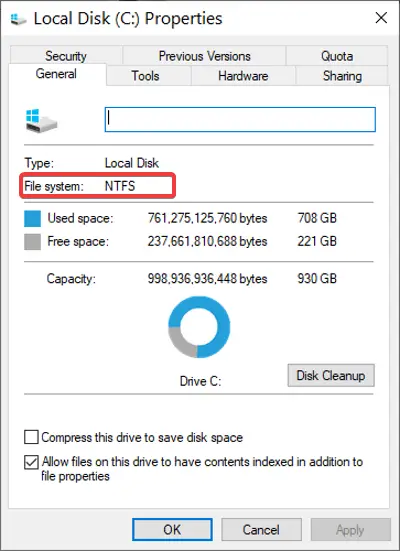 partition hard drive no data loss confirm ntfs