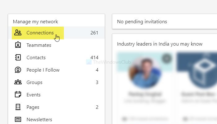 How to delete and hide LinkedIn connections