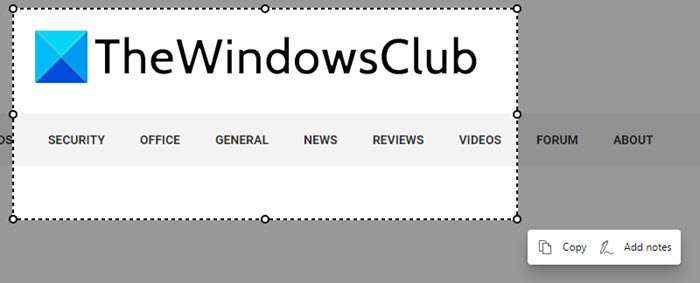 How To Use Web Capture In Microsoft Edge On Windows 1110