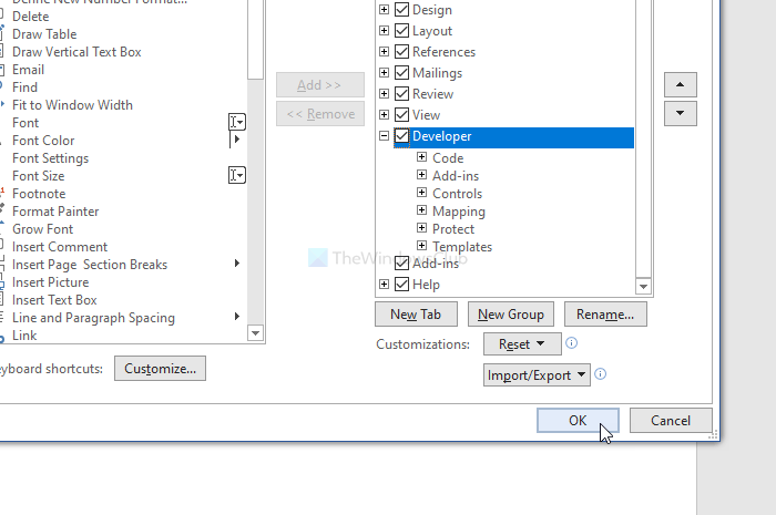 How to import formatting from a template or document in Word