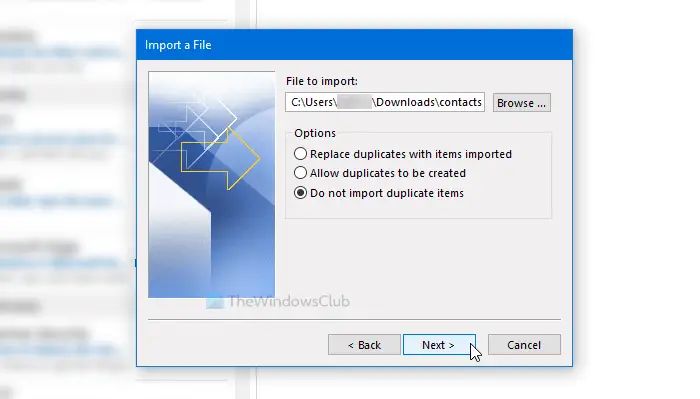 How to import Gmail contacts into Outlook