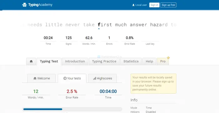 Best free online tools to test typing speed