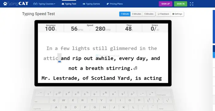 Best free online tools to test typing speed