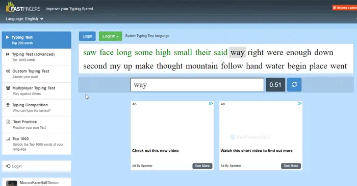 What are the best free sites to test typing speed and improve