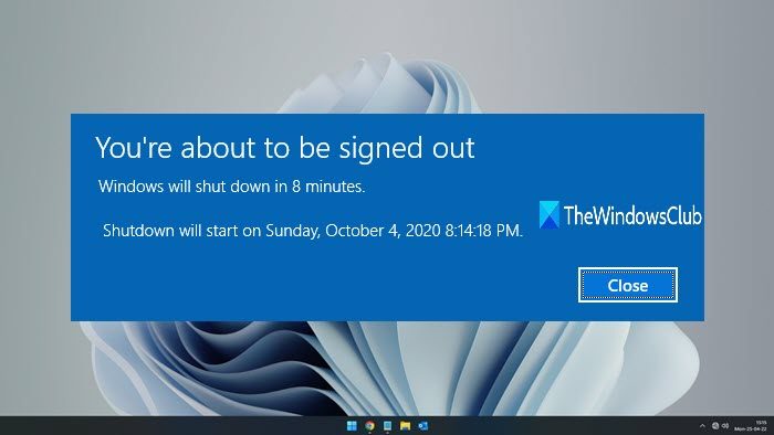 schedule an Automatic Shutdown in Windows