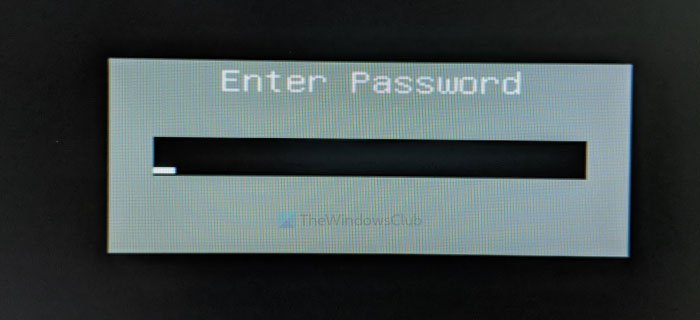 How to set and use BIOS password on Windows computer