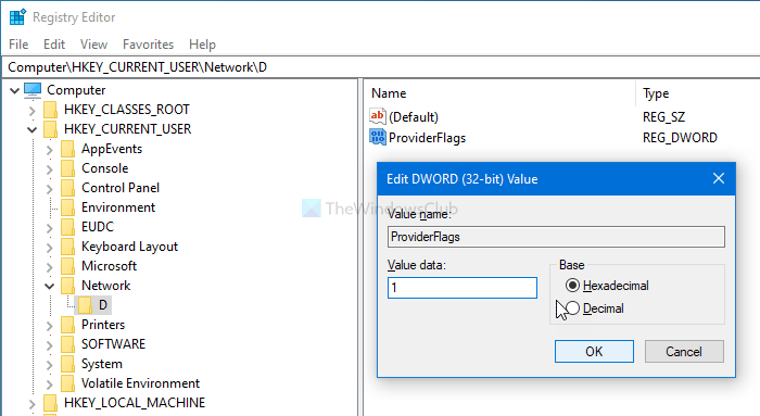 Fix unable to map network drive after updating Windows 10