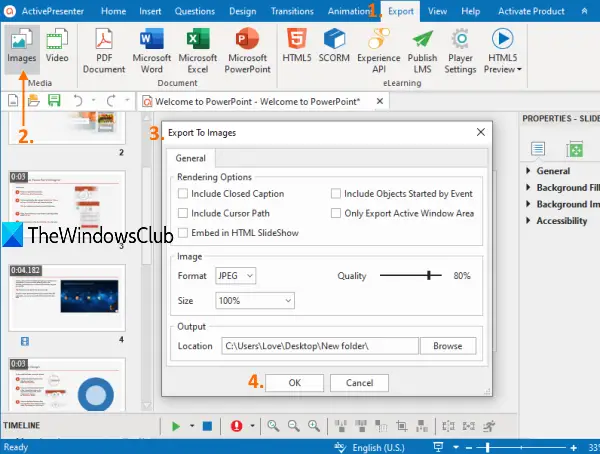 free PowerPoint to Image converter software