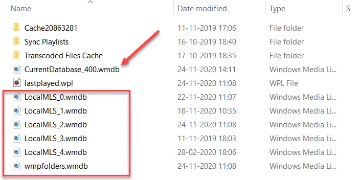 Clear, Reset or Delete Windows Media Library WMDB Files