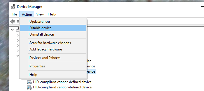 Disable Touch Pen Microsoft Surface
