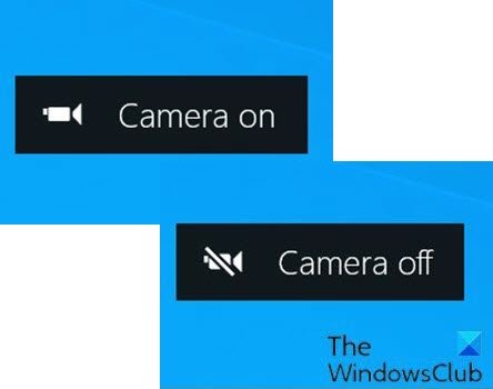 Enable or disable Camera On/Off On-screen Display notifications