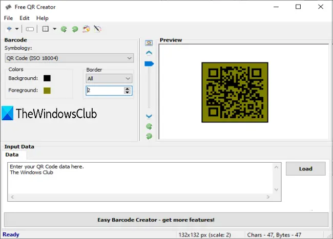 Free QR Creator software