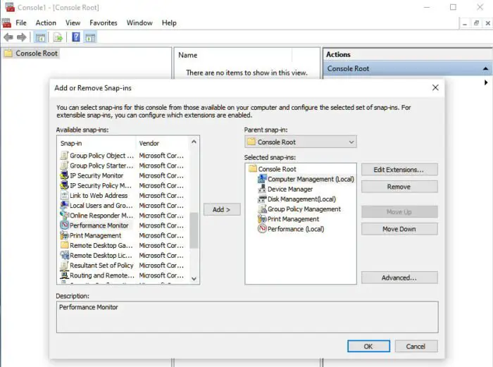 Microsoft Management Console