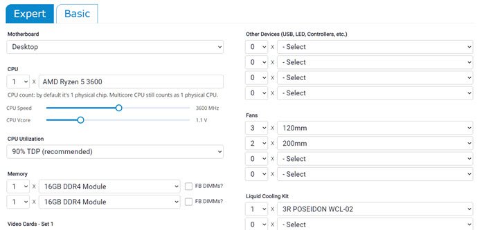 Power Supply Calculator