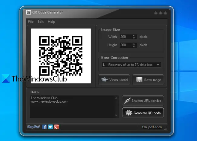 qr code generator free