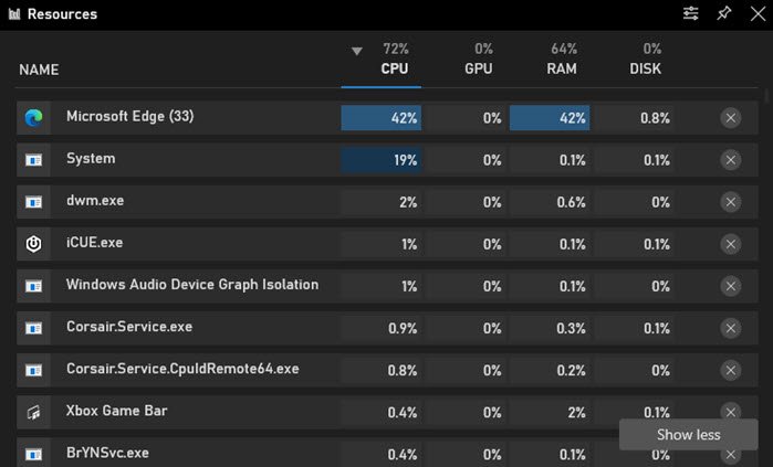 Xbox Game Bar: How to find what is taking resources when playing games on PC